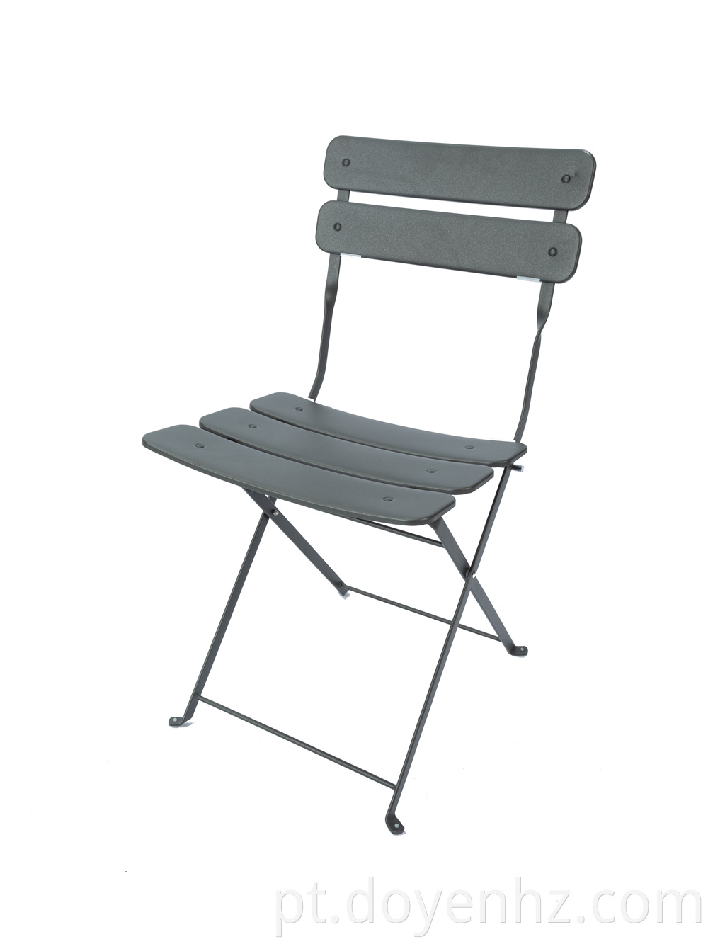 Outdoor Metal Folding Stretched Slat Chair